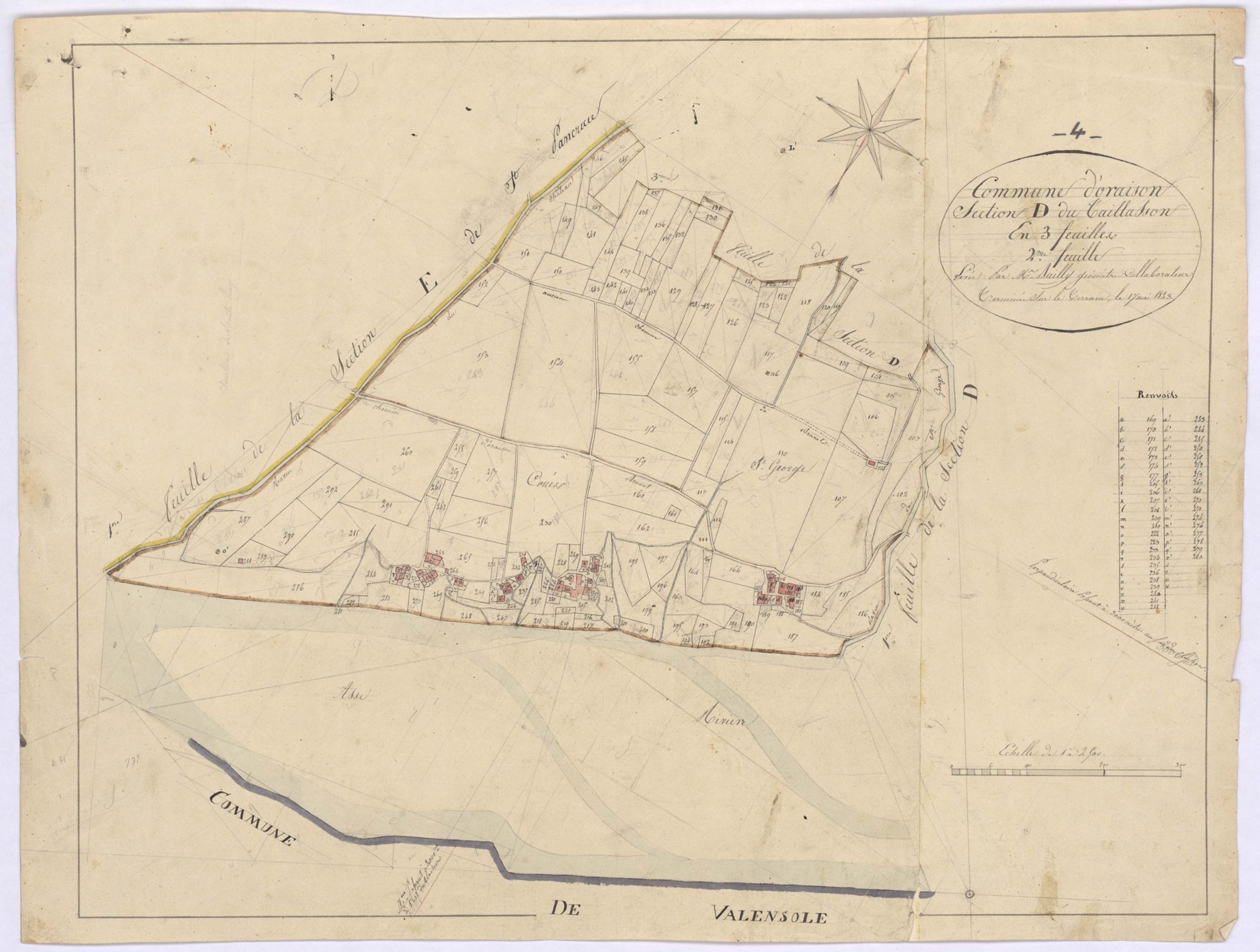 ORAISON - Section D, Taillasson.