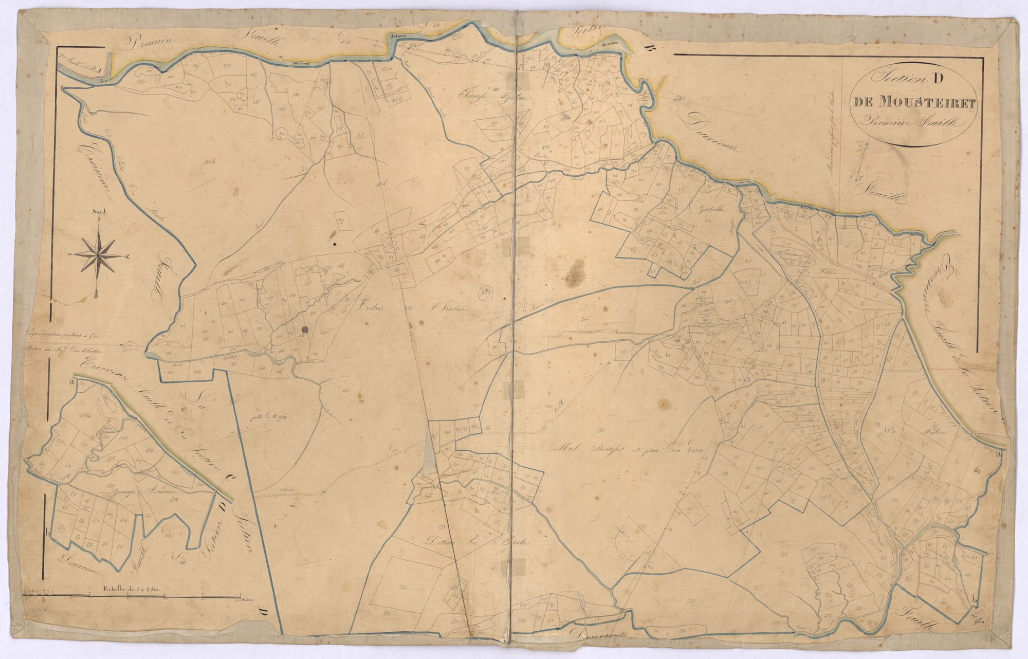 PEYROULES - Section D, le Mousteiret.
