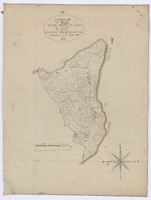 PONTIS - Section D, l'Hubac.