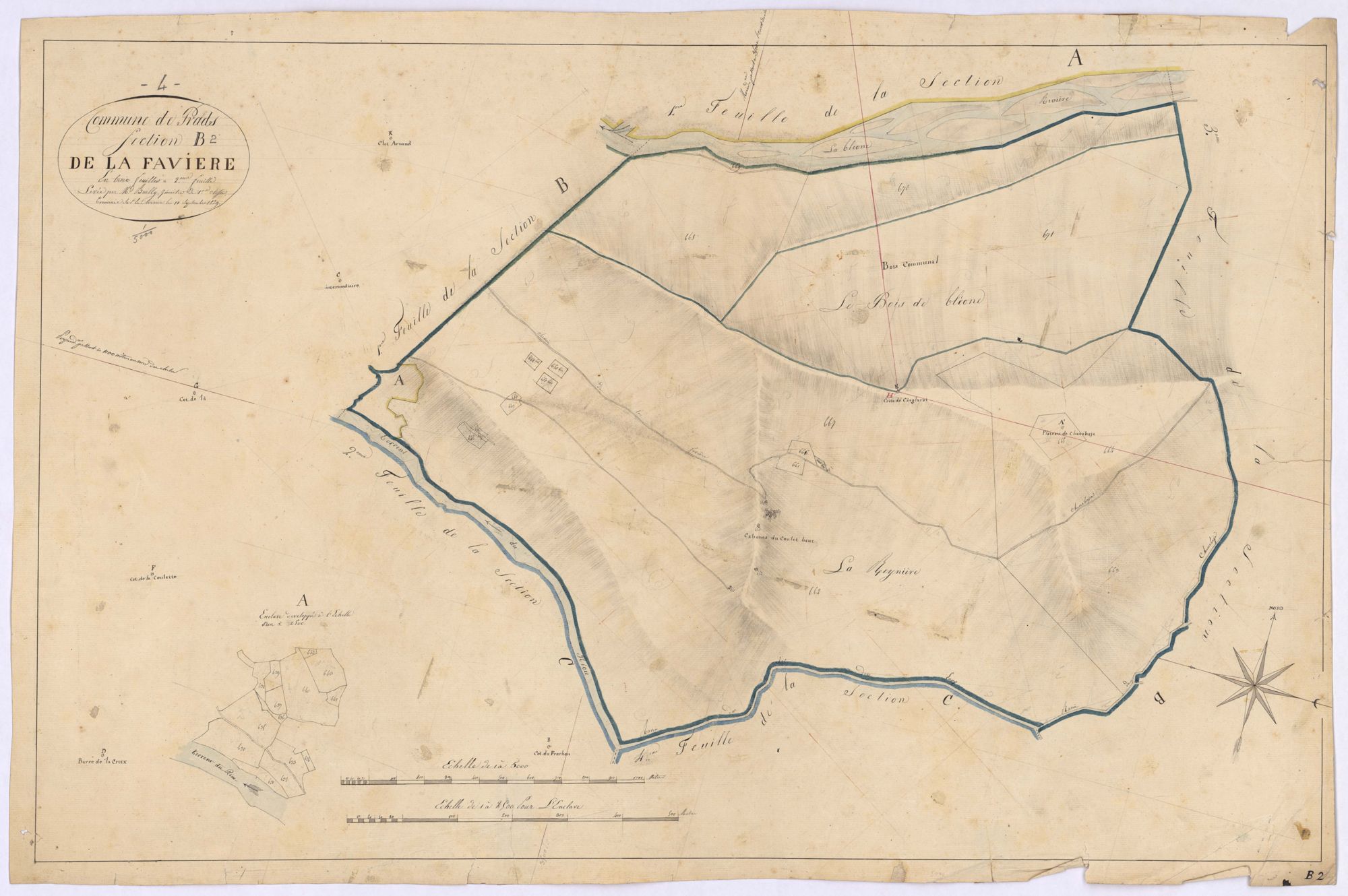 PRADS - Section B, La Faviére.