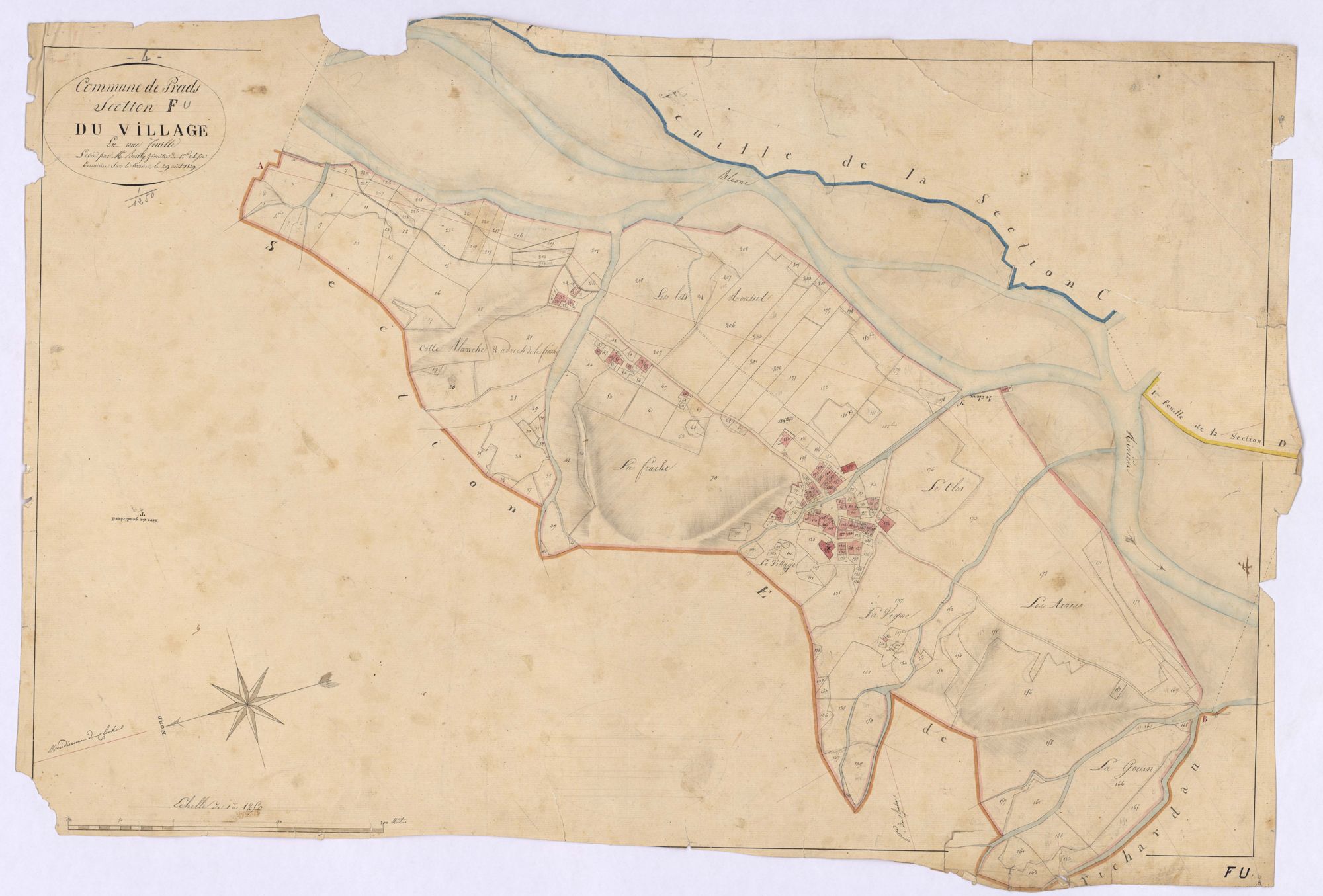 PRADS - Section F, le Village.