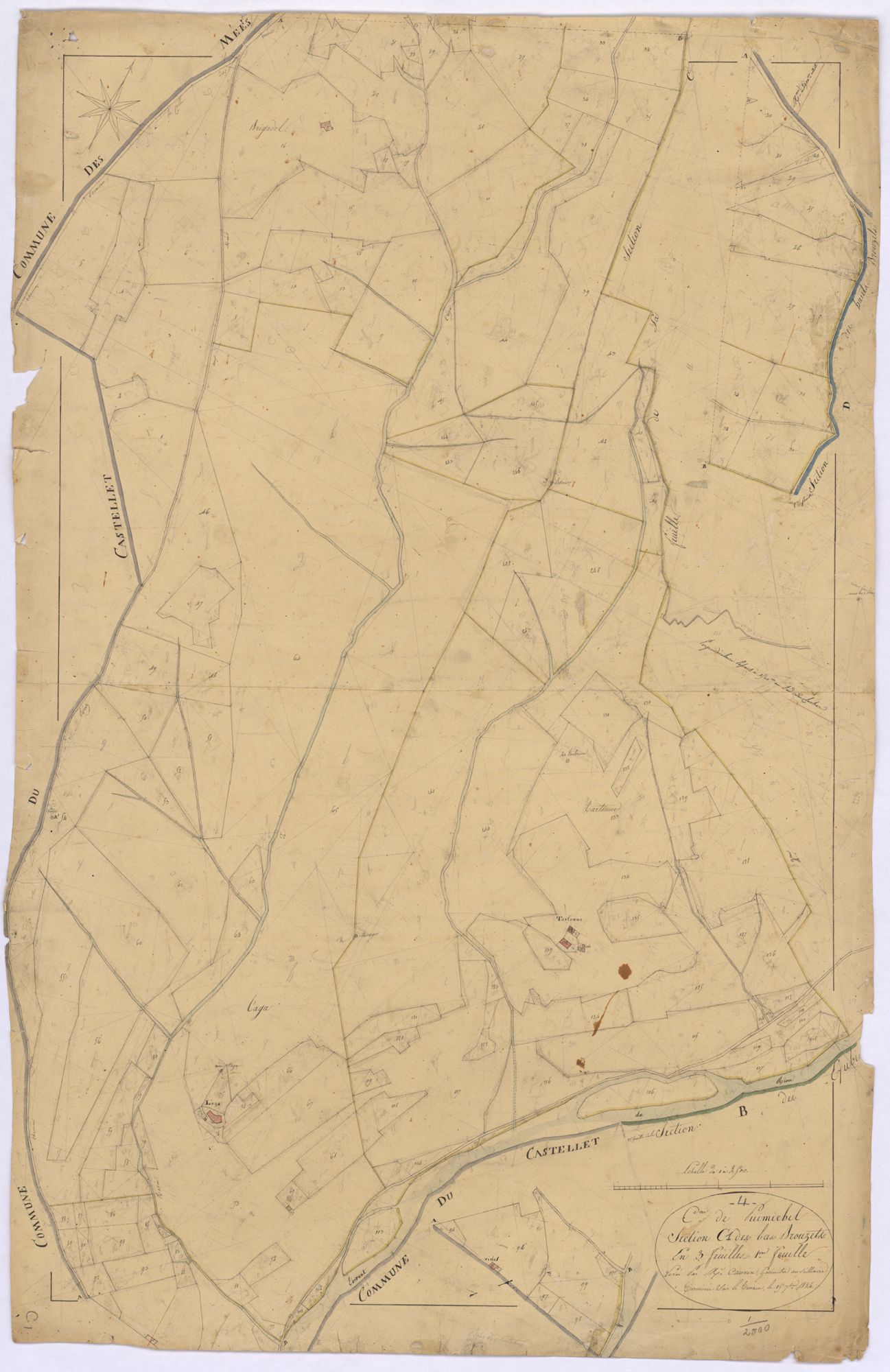 PUIMICHEL - Section C, les Bas Brouzets.