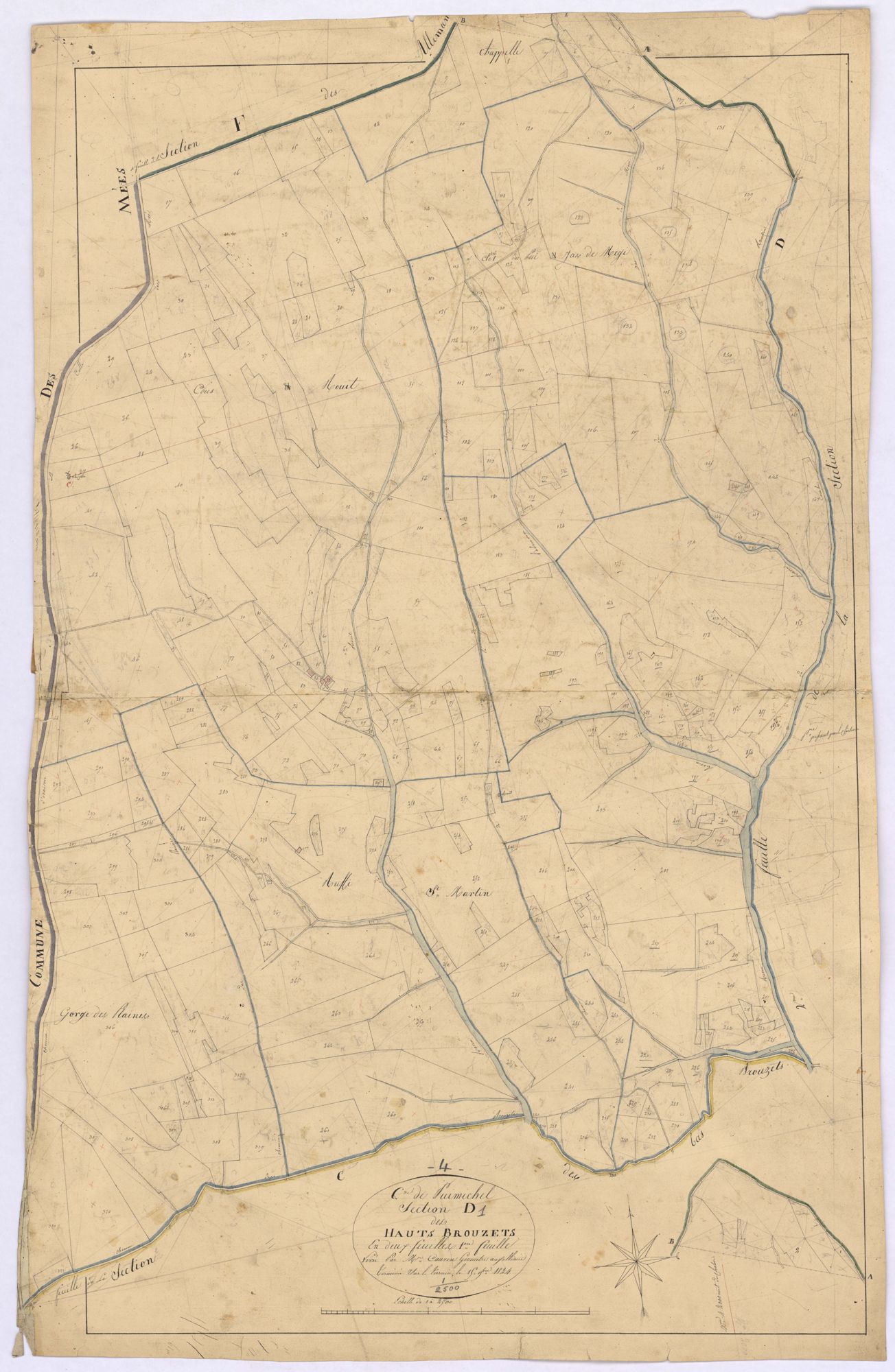 PUIMICHEL - Section D, les Hauts-Brouzets