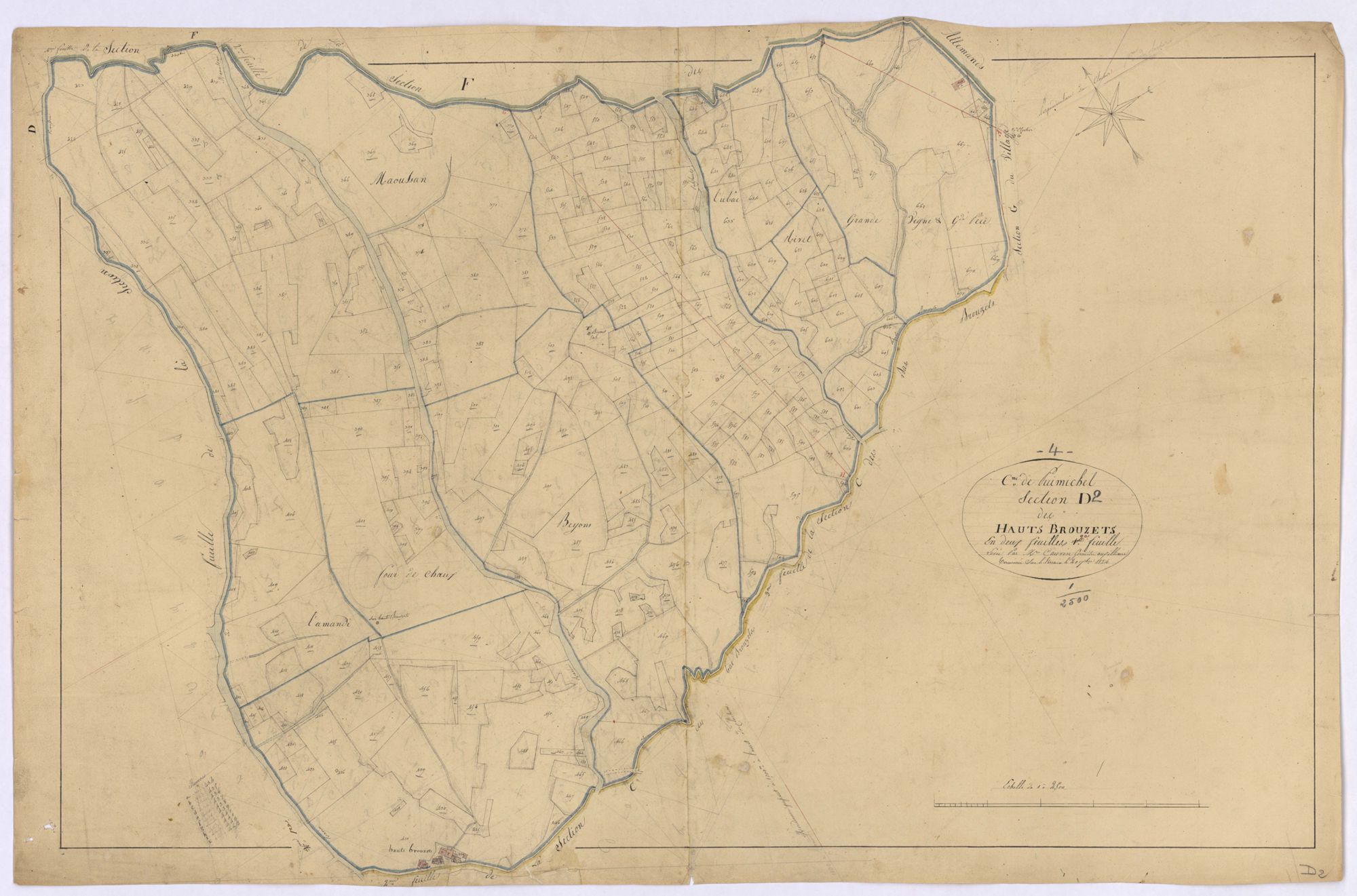 PUIMICHEL - Section D, les Hauts-Brouzets