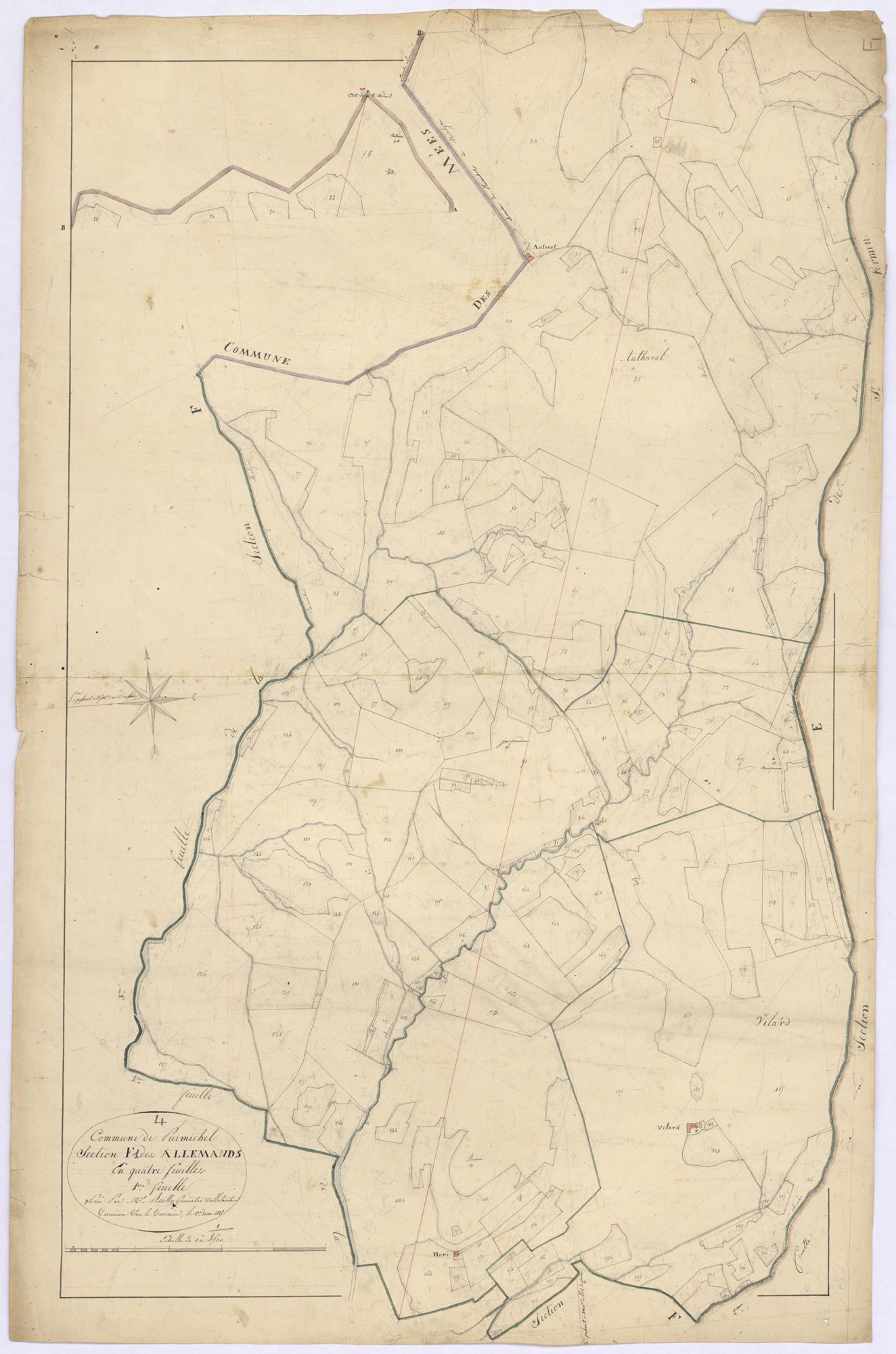 PUIMICHEL - Section F, Allemands.