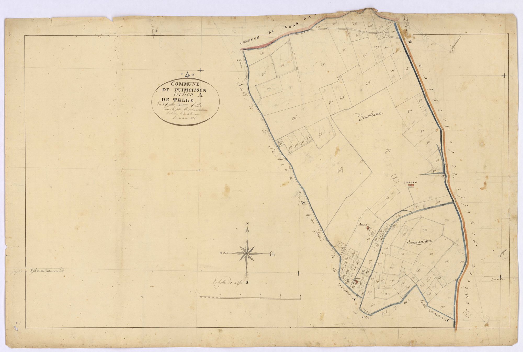 PUIMOISSON - Section A, Telle.