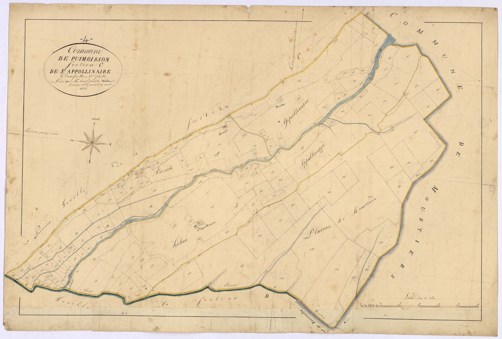 PUIMOISSON - Section C, Saint-Appolinaire.