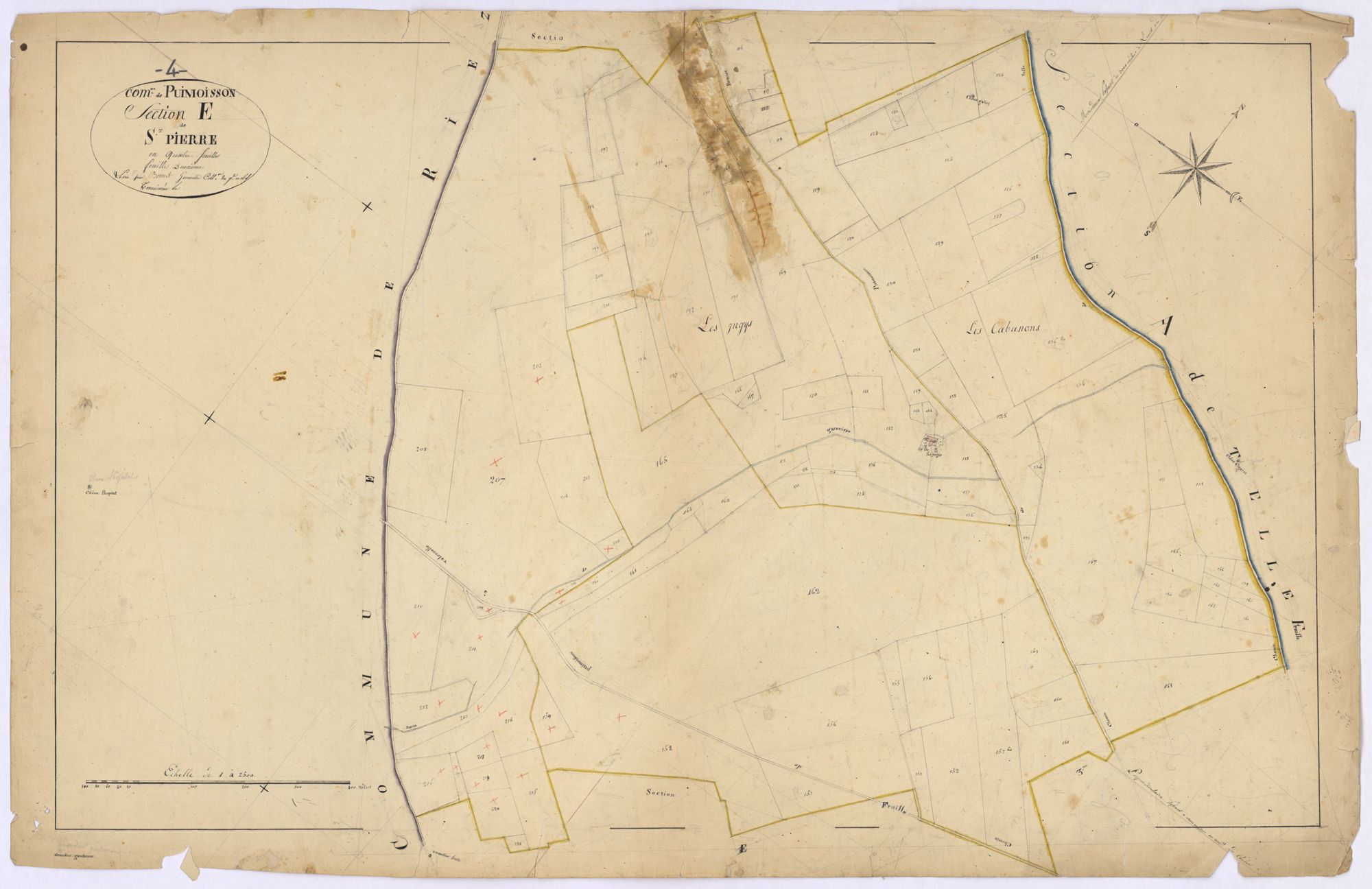 PUIMOISSON - Section E, Saint-Pierre.