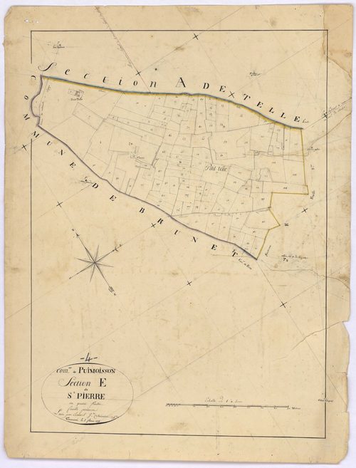 PUIMOISSON - Section E, Saint-Pierre.