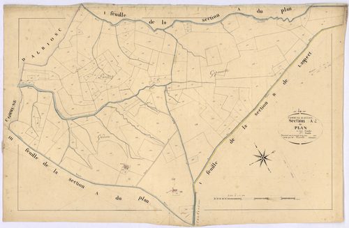 QUINSON - Section A, le Plan.