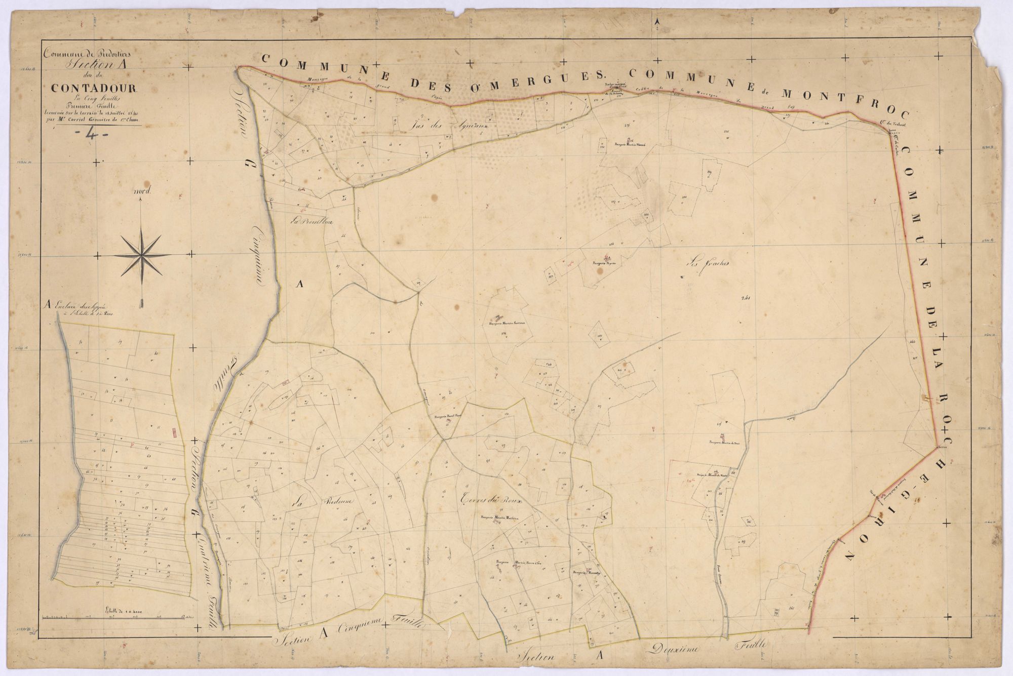 REDORTIERS - Section A, le Contadour.