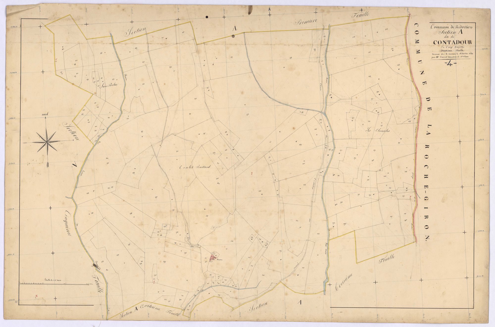 REDORTIERS - Section A, le Contadour.