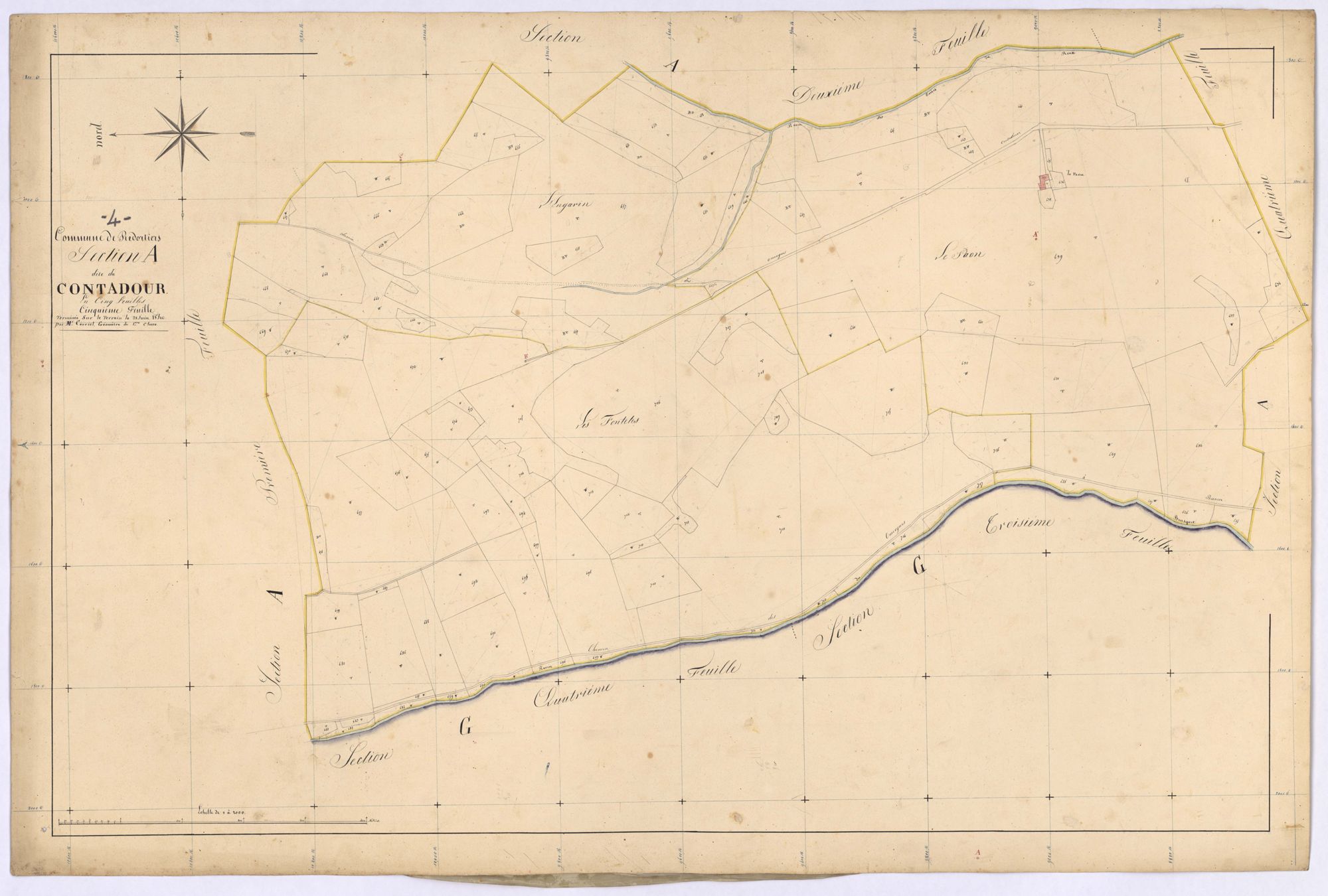 REDORTIERS - Section A, le Contadour.