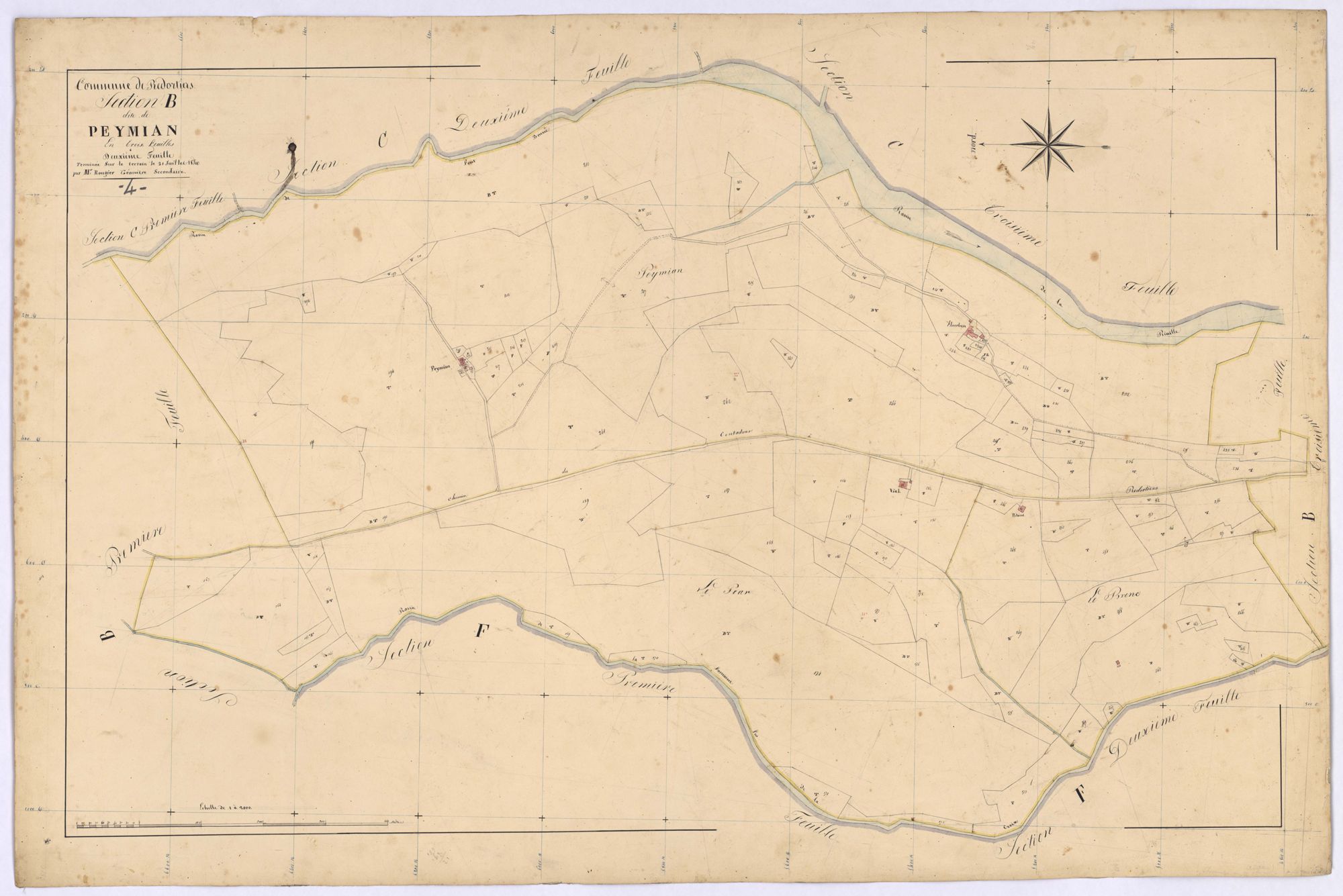 REDORTIERS - Section B, le Peymian.