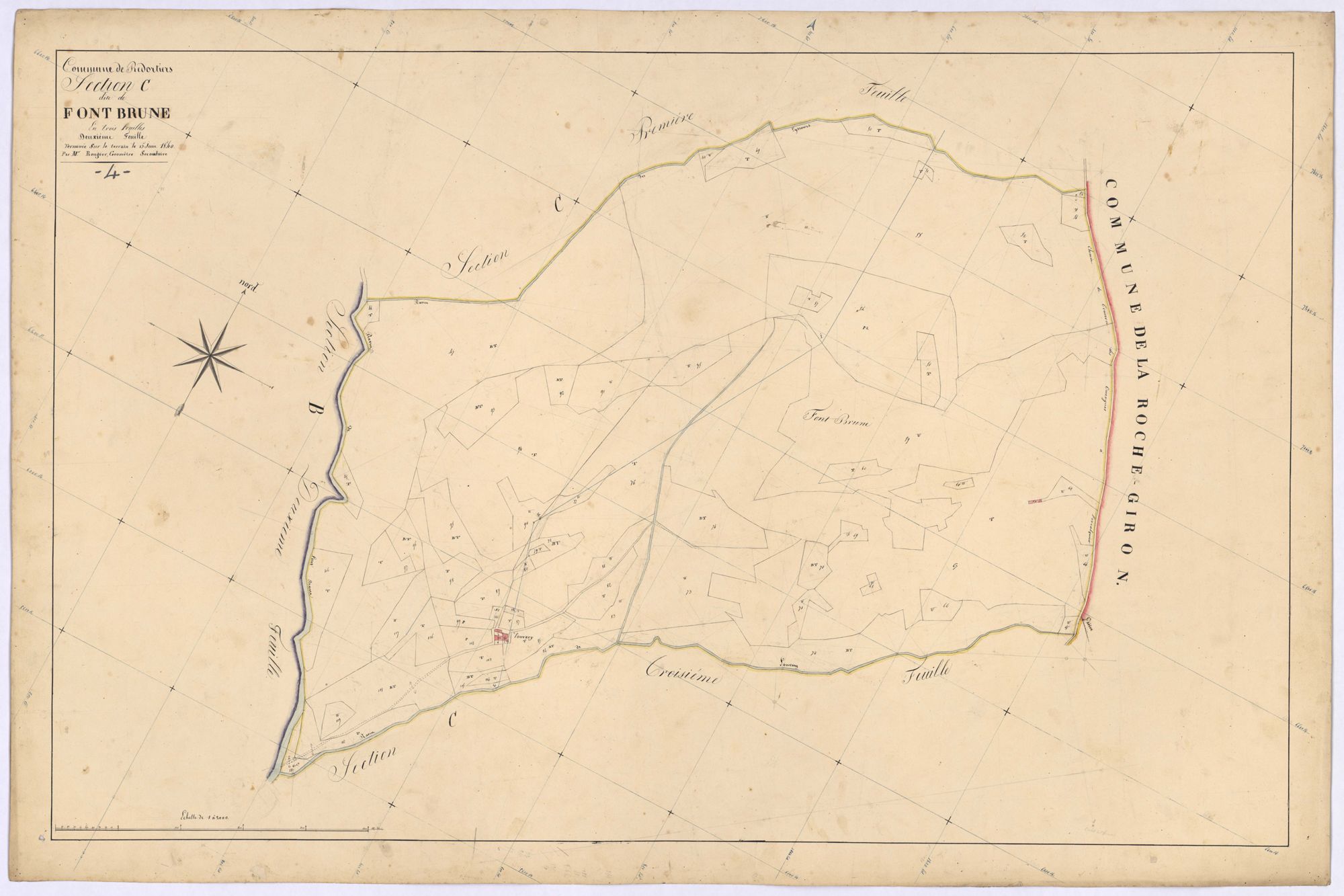 REDORTIERS - Section C, Font-Brune.