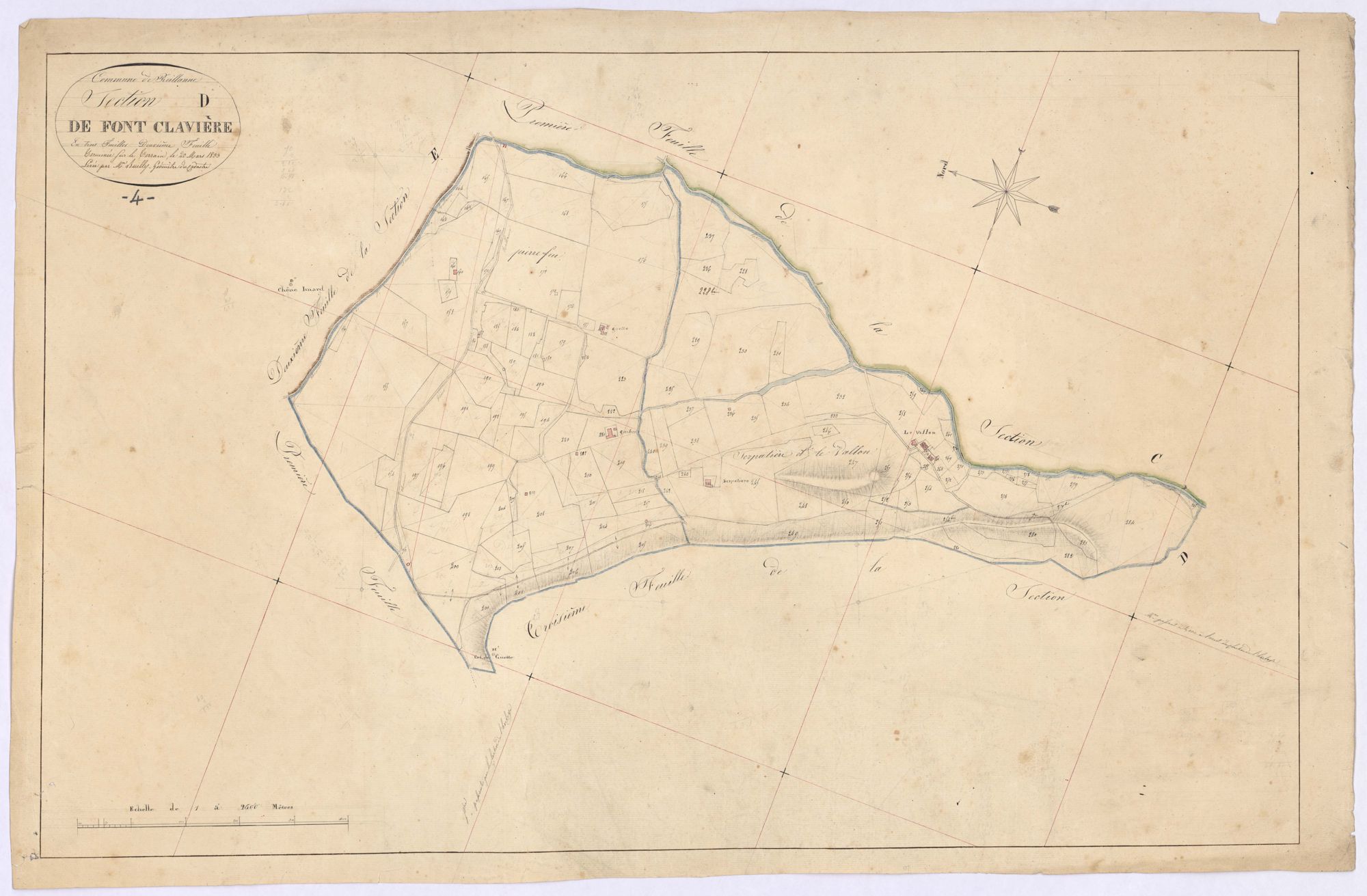 REILLANNE - Section D, Font-Claviere.
