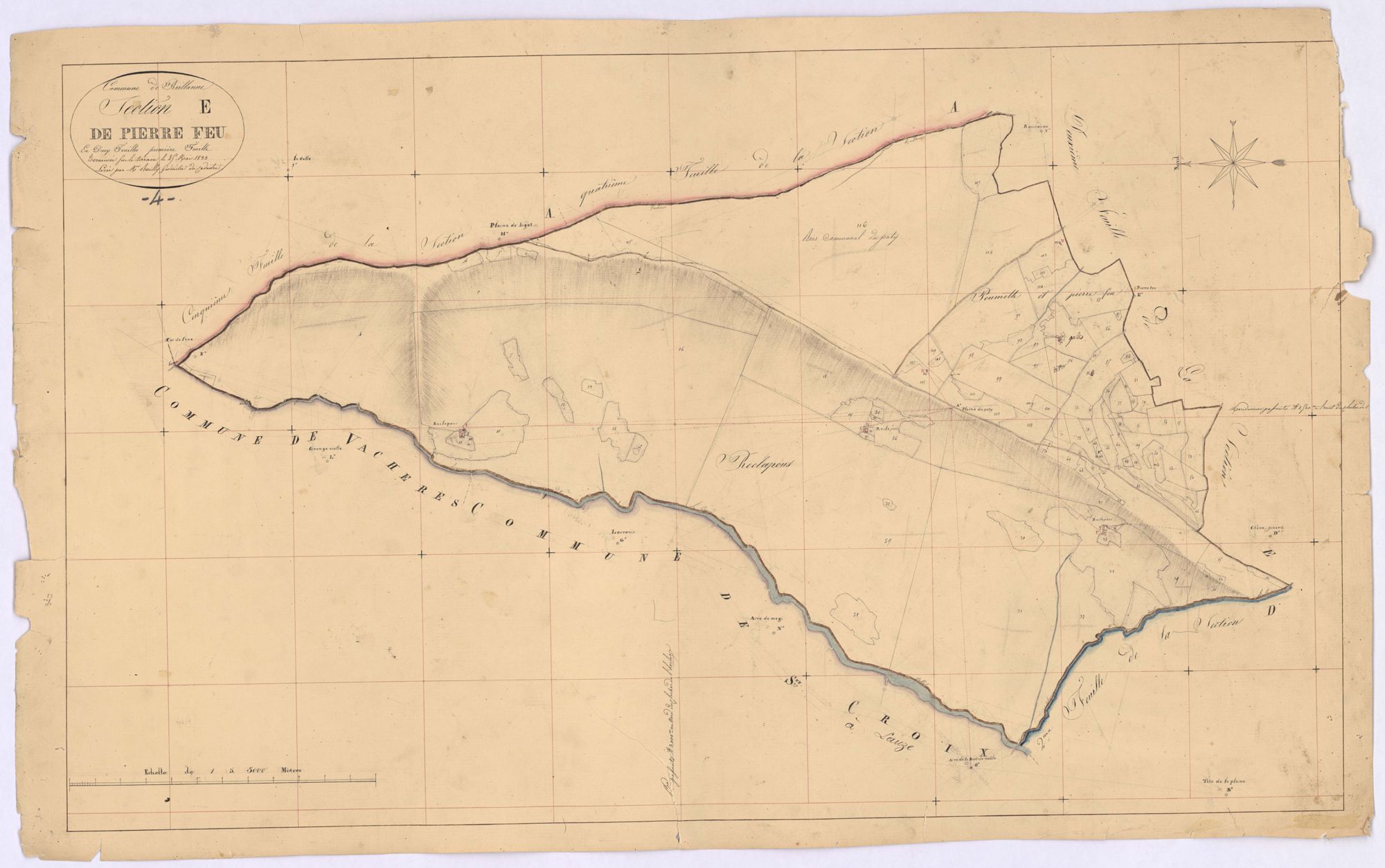 REILLANNE - Section E, Pierre-Feu.
