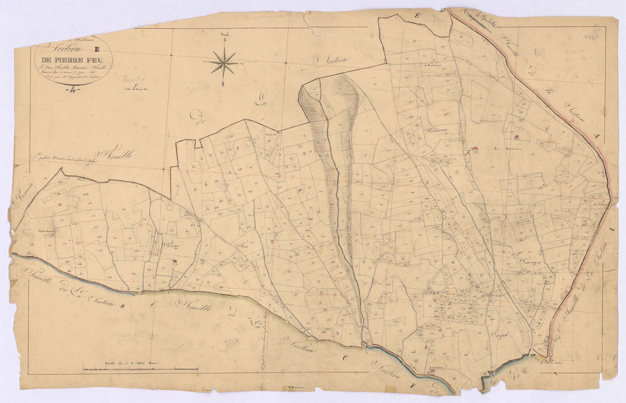 REILLANNE - Section E, Pierre-Feu.