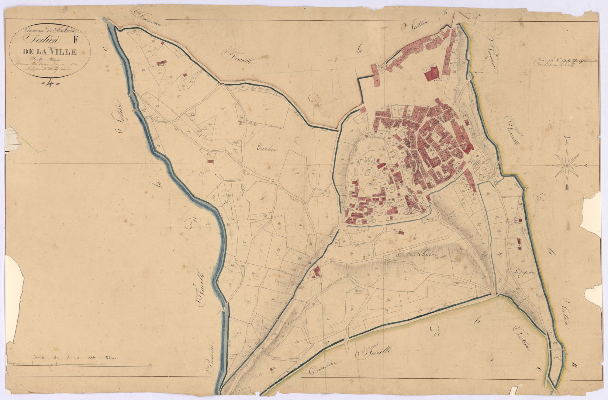 REILLANNE - Section F, la Ville.
