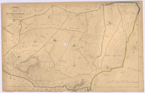 REILLANNE - Section C, le Pinet et Valligrane.