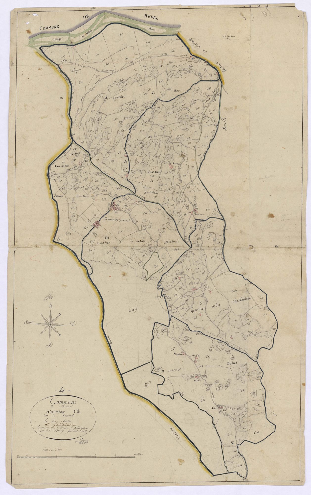 MEOLANS - Section C, le Godissard.