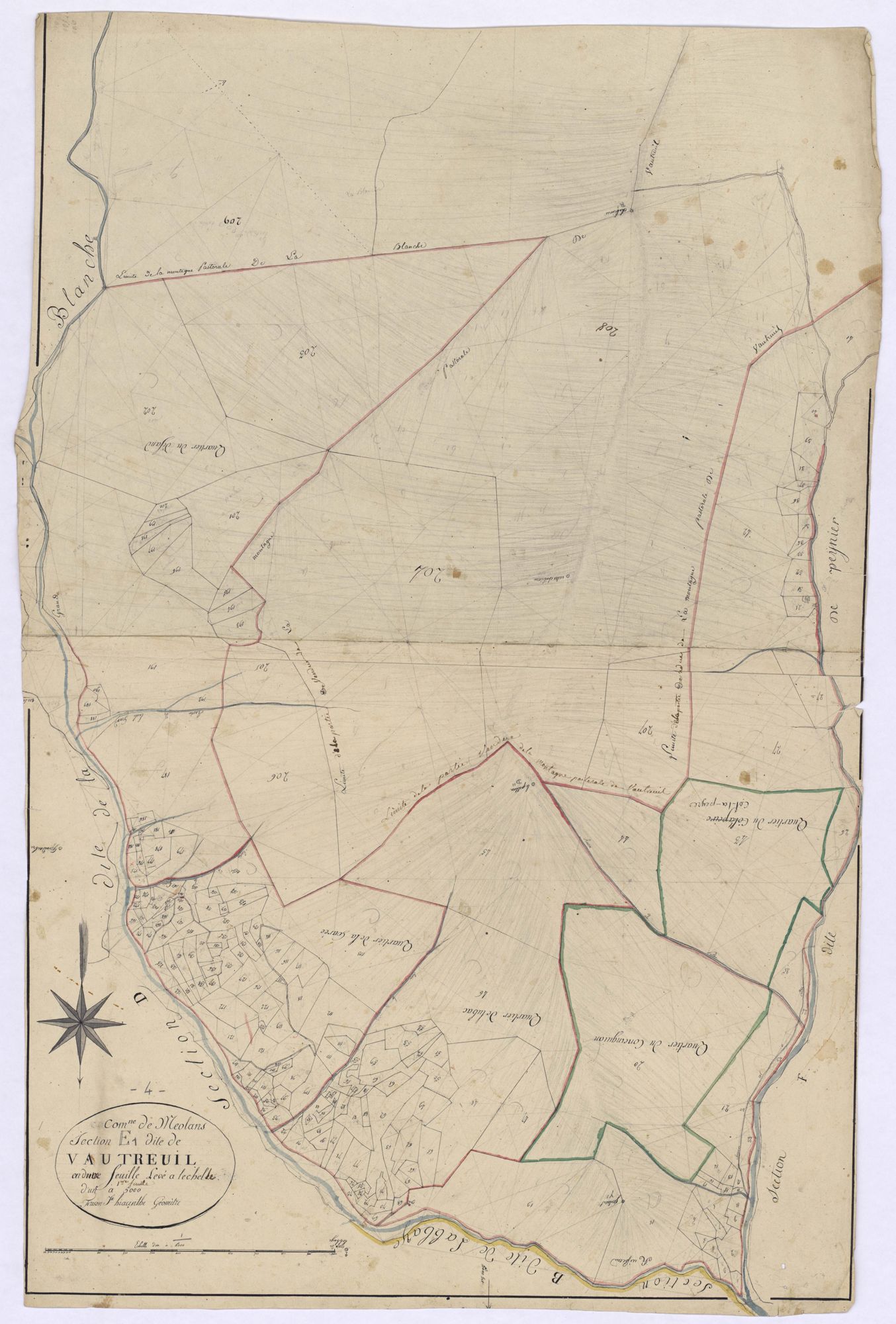 MEOLANS - Section E, Vautreuil.