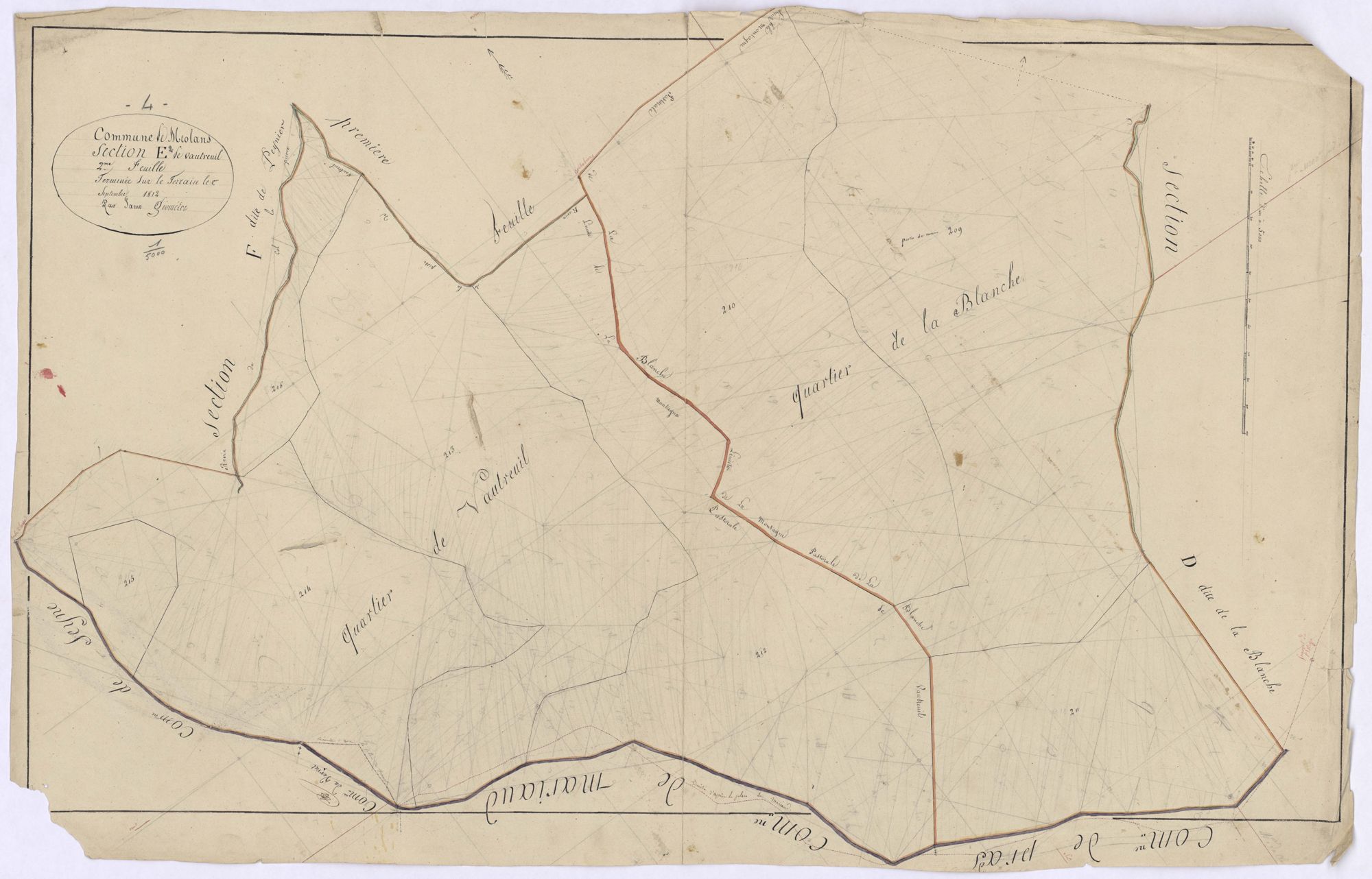 MEOLANS - Section E, Vautreuil.
