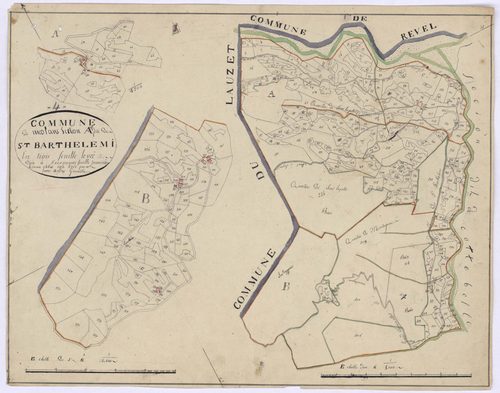 MEOLANS - Section A, Saint-Barthélémy.
