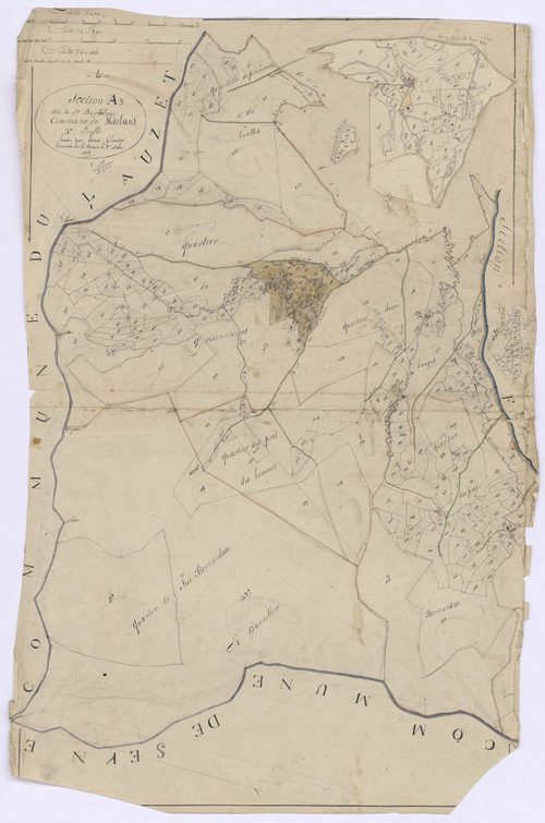 MEOLANS - Section A, Saint-Barthélémy.