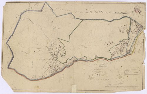 MEOLANS - Section F, le Peynier.