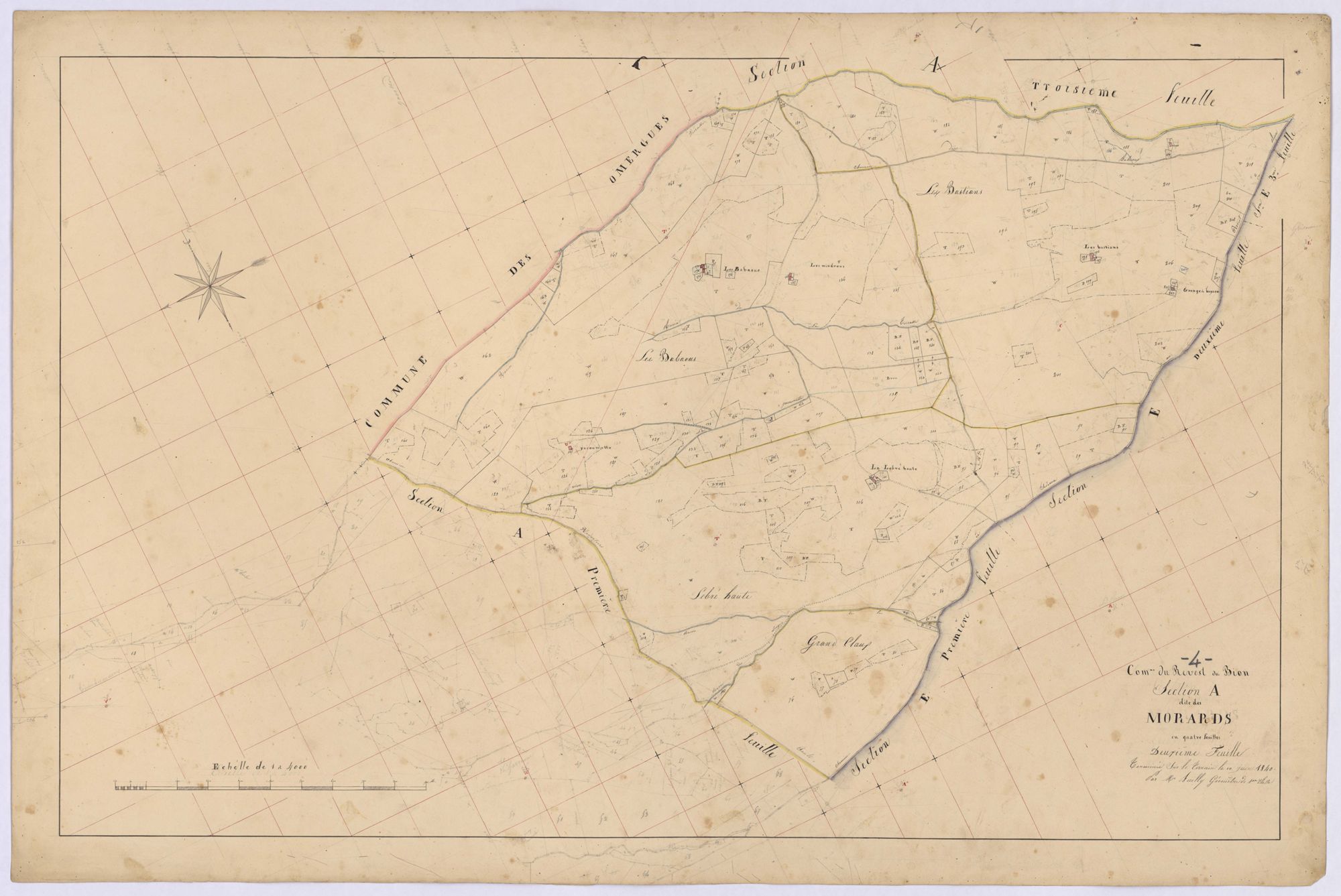 REVEST-DU-BION - Section A, les Morards.