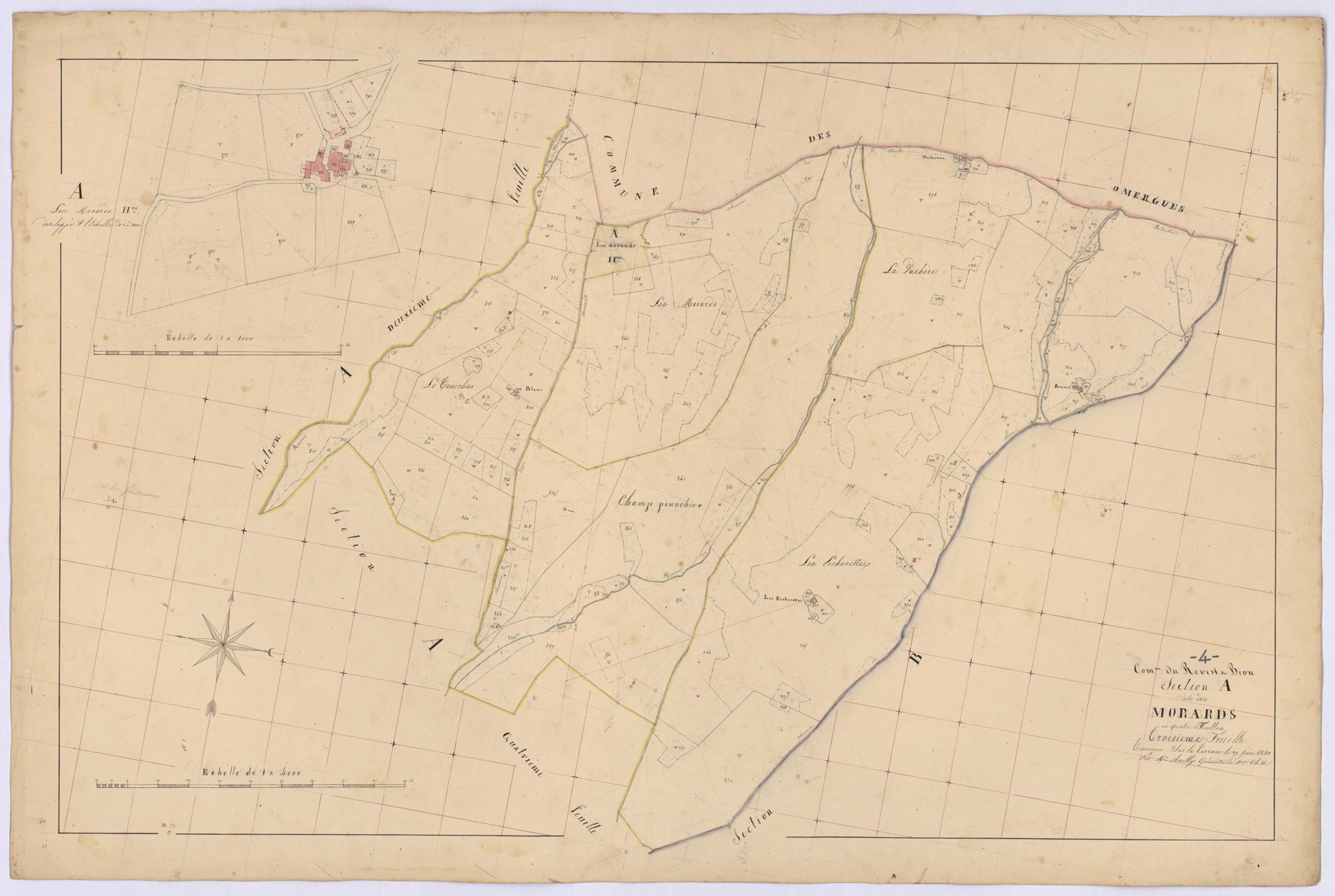 REVEST-DU-BION - Section A, les Morards.