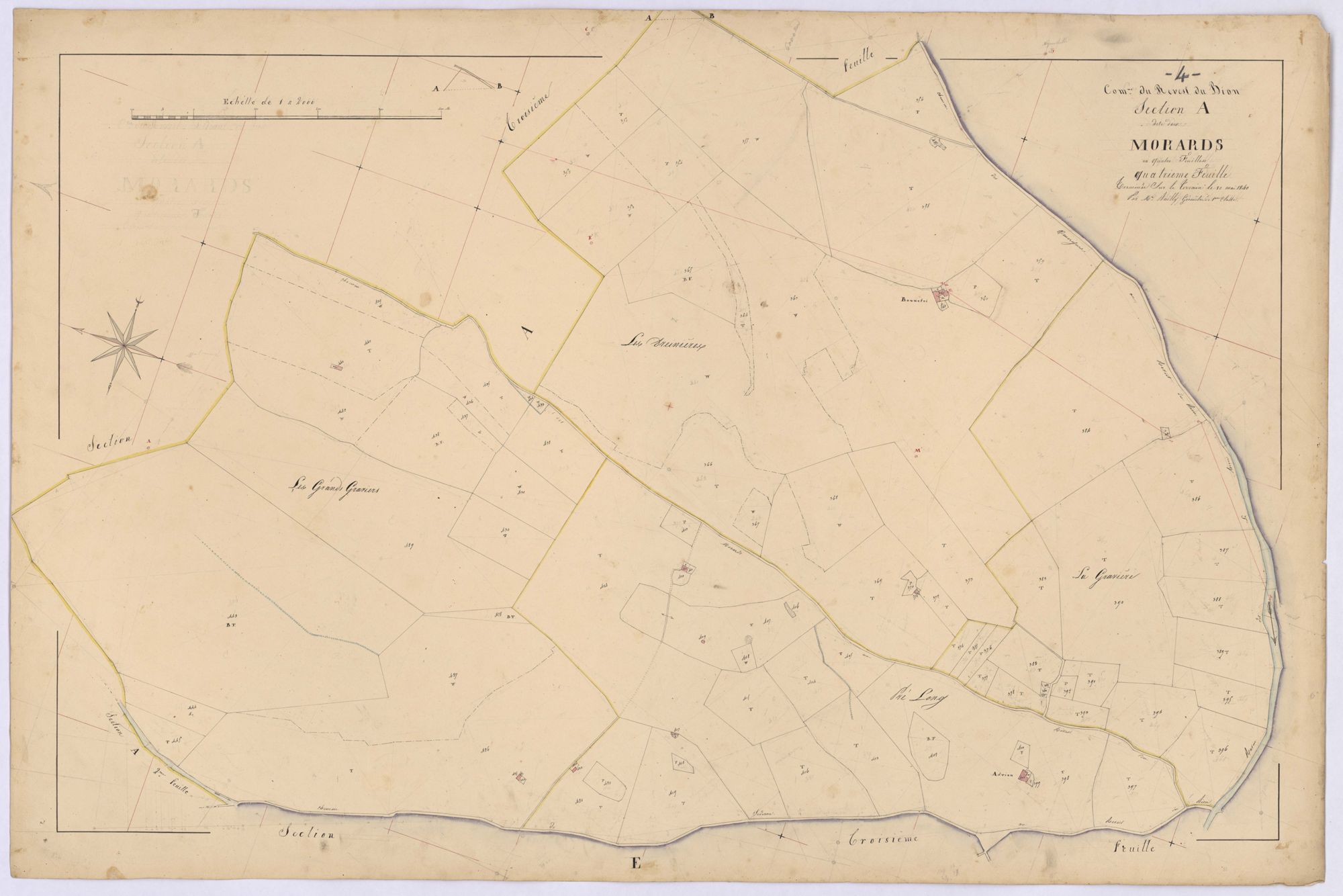 REVEST-DU-BION - Section A, les Morards.
