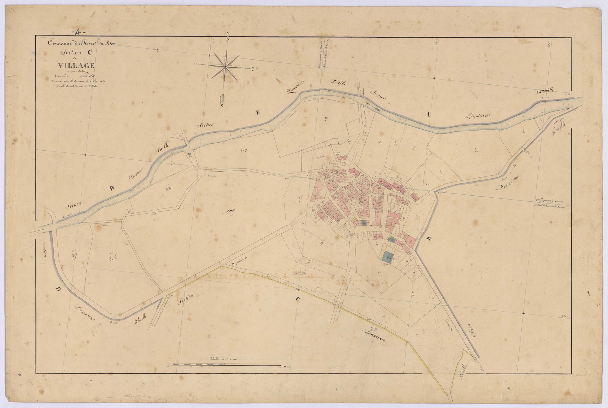 REVEST-DU-BION - Section C, le Village.