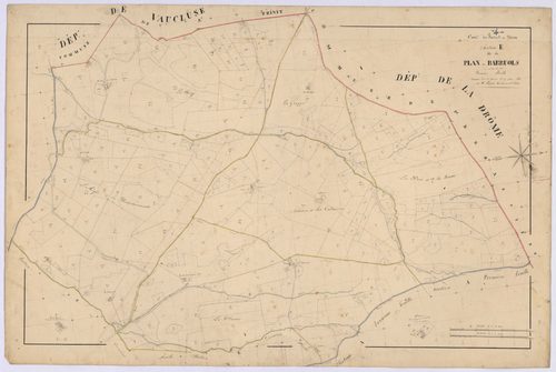 REVEST-DU-BION - Section E, Plan-Barruols.