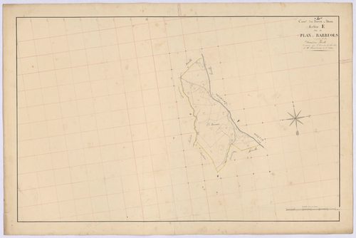 REVEST-DU-BION - Section E, Plan-Barruols.