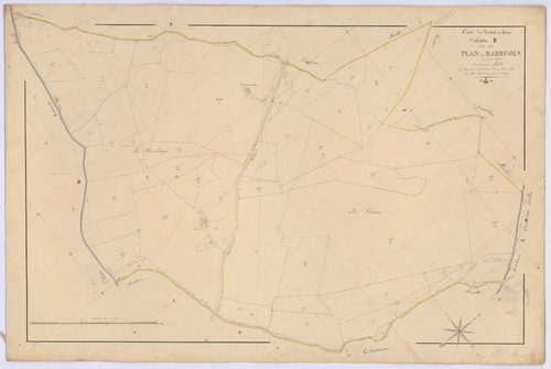 REVEST-DU-BION - Section E, Plan-Barruols.