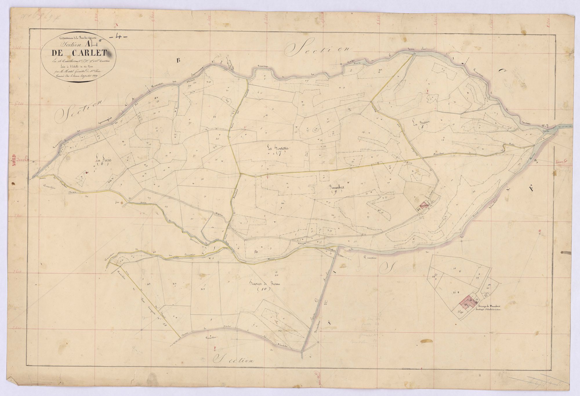 ROCHEGIRON-LA - Section A, le Carlet.
