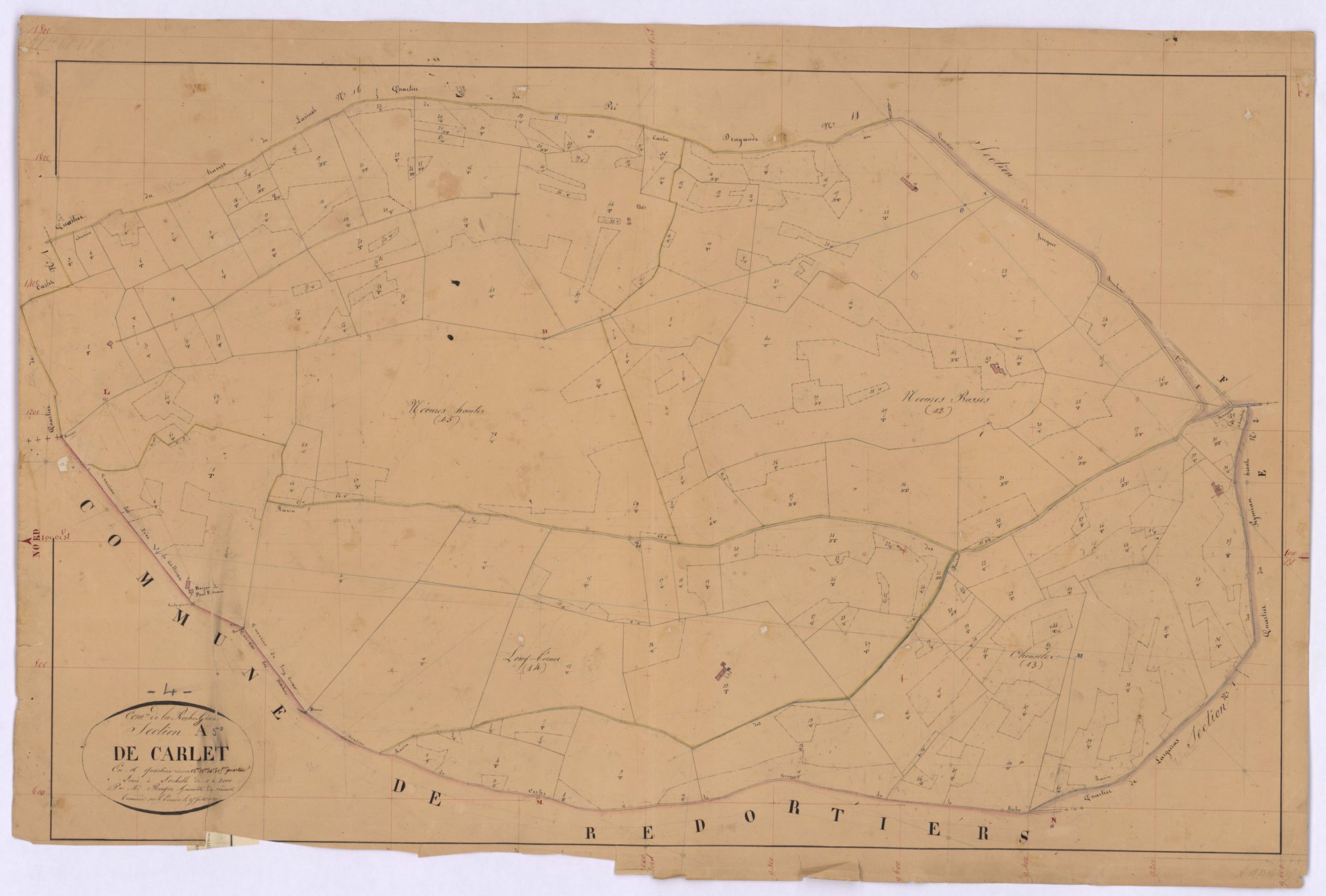 ROCHEGIRON-LA - Section A, le Carlet.
