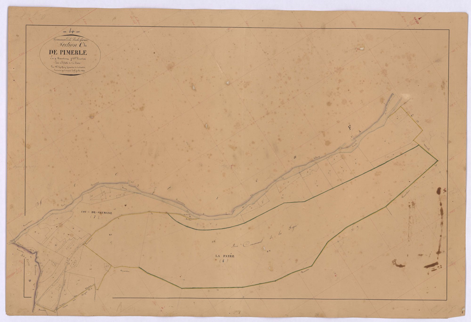 ROCHEGIRON-LA - Section C, Pimerle.