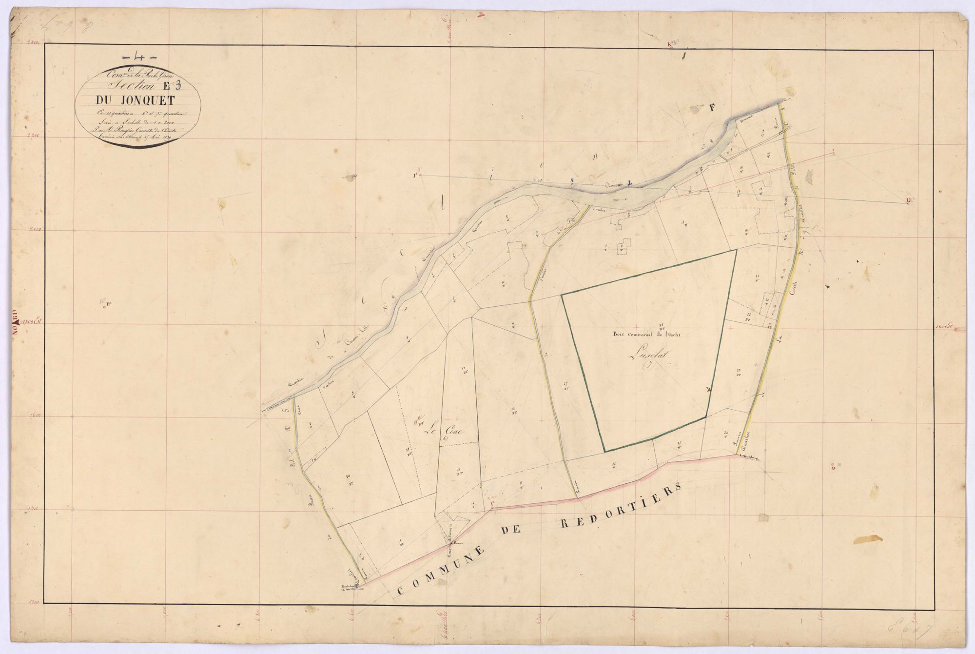 ROCHEGIRON-LA - Section E, le Jonquet.