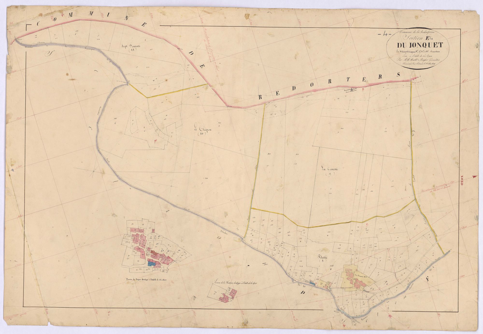 ROCHEGIRON-LA - Section E, le Jonquet.