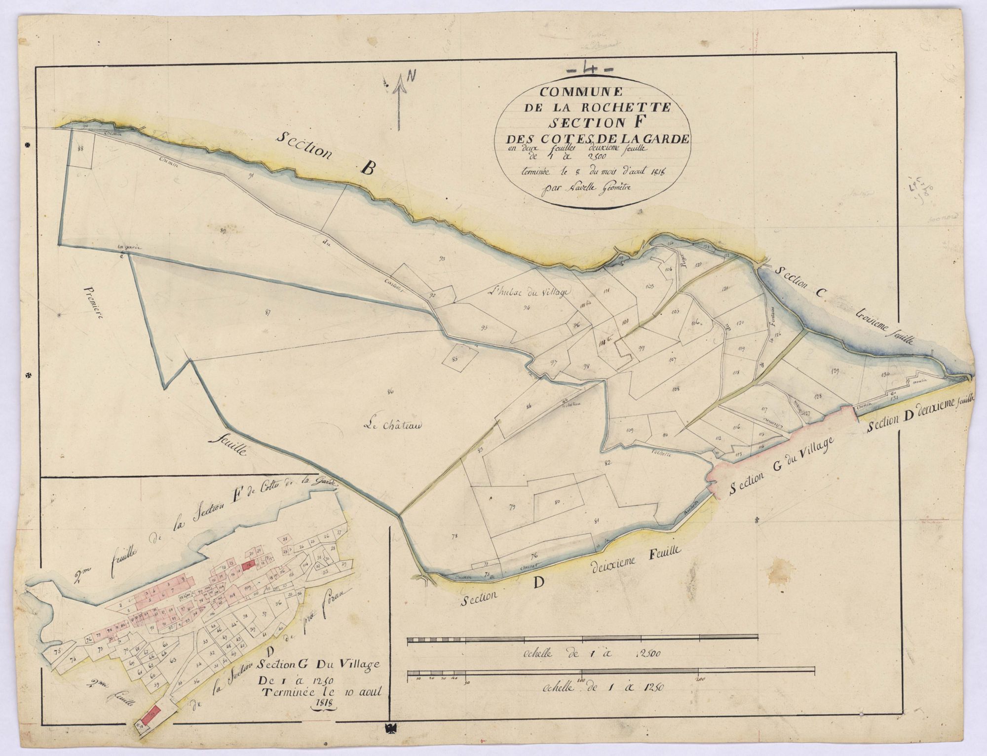 ROCHETTE-LA - Section F, la Cote de la Garde.