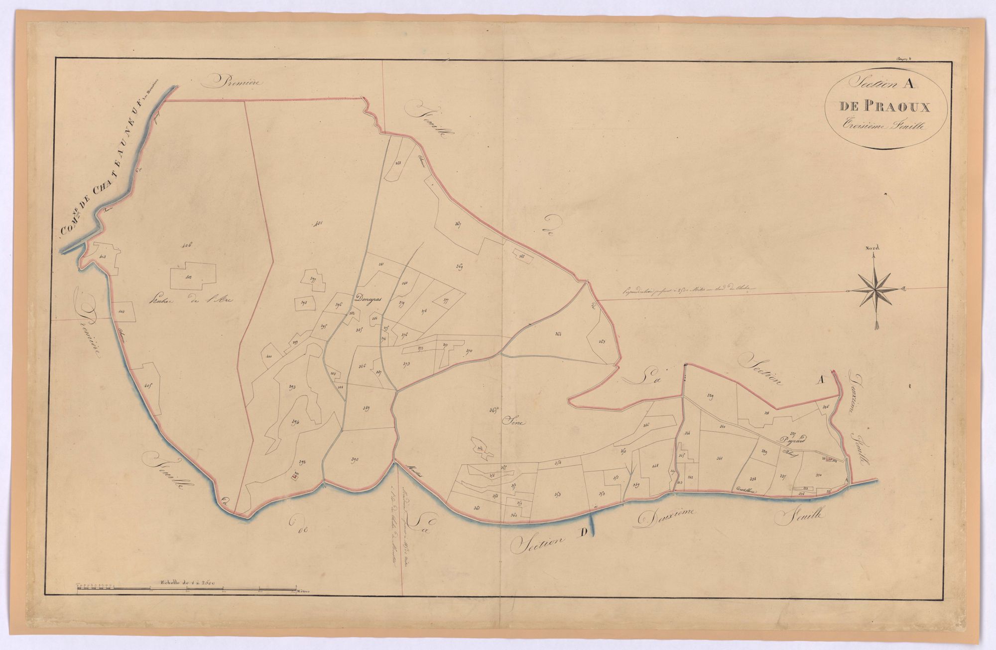 ROUGON - Section A, le Praoux.