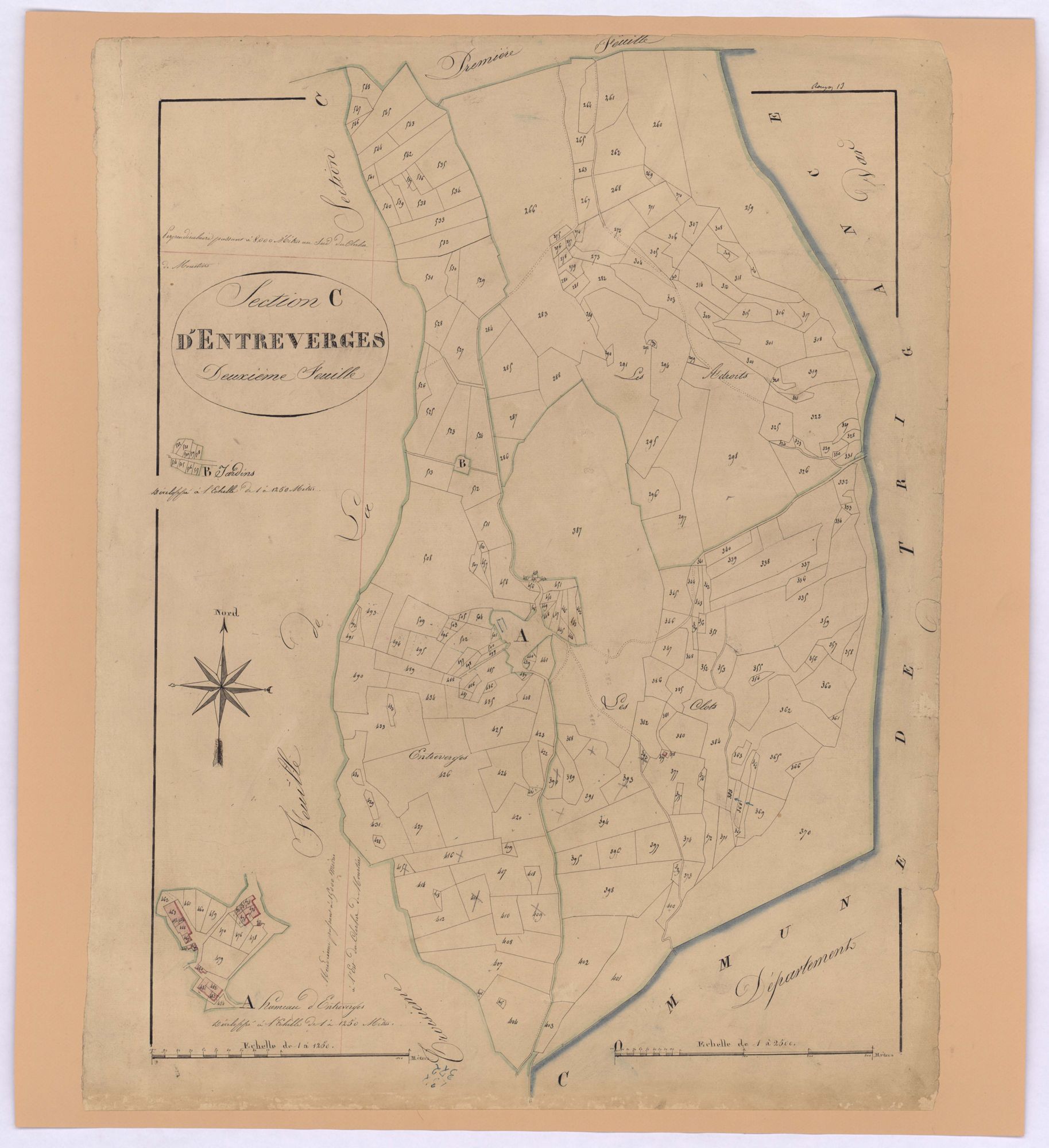 ROUGON - Section C, Entreverges.