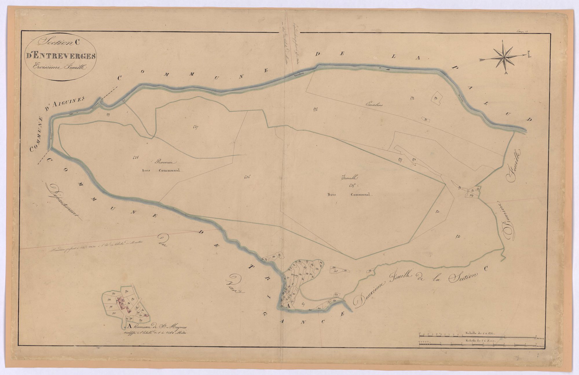 ROUGON - Section C, Entreverges.