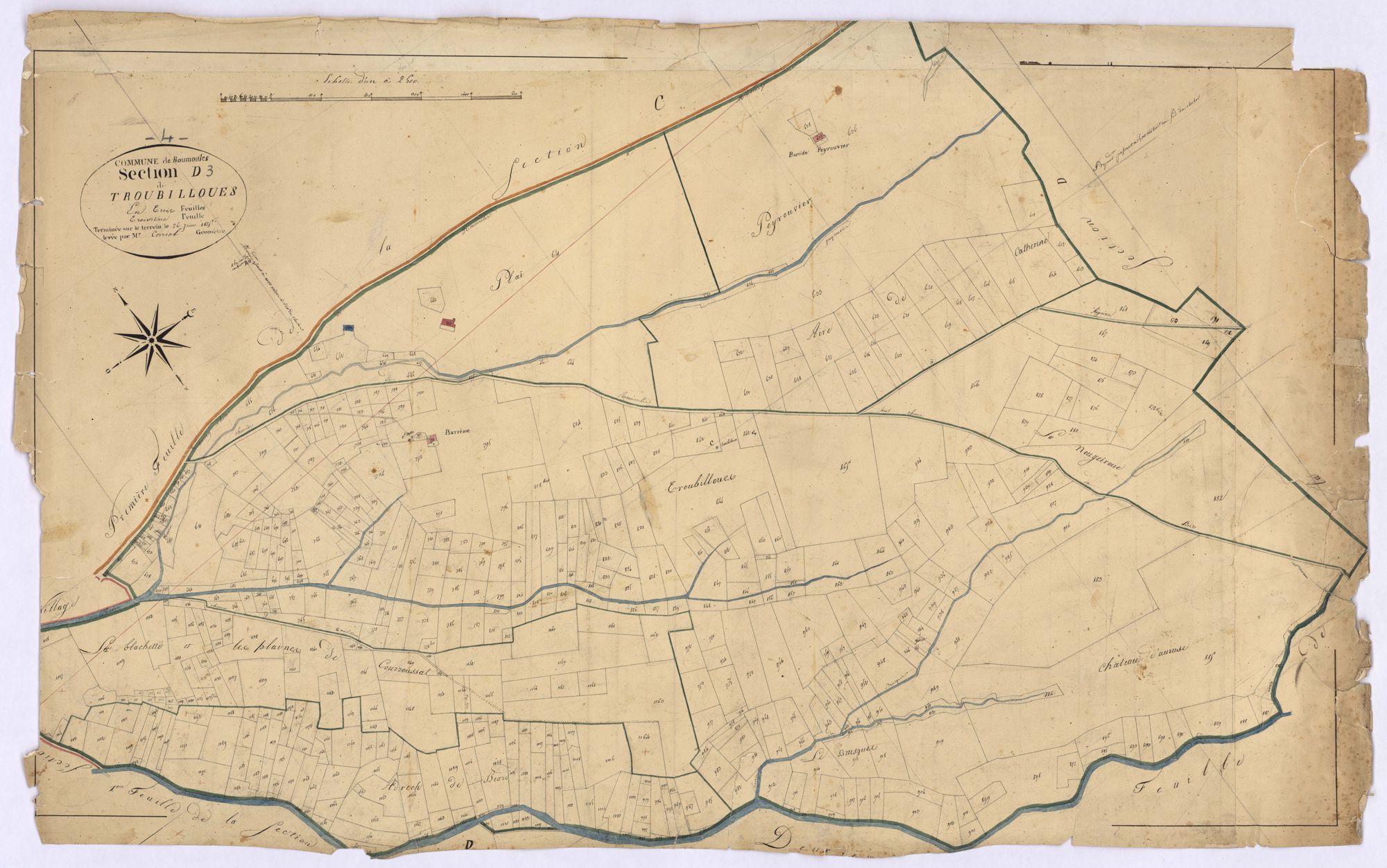 ROUMOULES - Section D, Troubilloues.