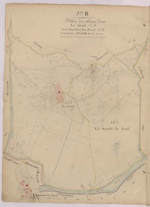 SAINT-ANDRE-LES-ALPES - Section B, le Seuil et les Bastides du Seuil.