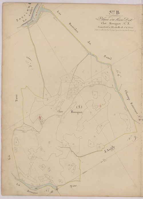 SAINT-ANDRE-LES-ALPES - Section B, Clot Rouquet.