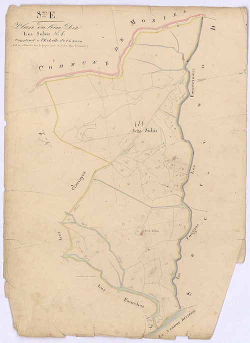 SAINT-ANDRE-LES-ALPES - Section E, les Subis.